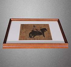 乾县书画装裱配框服务案例